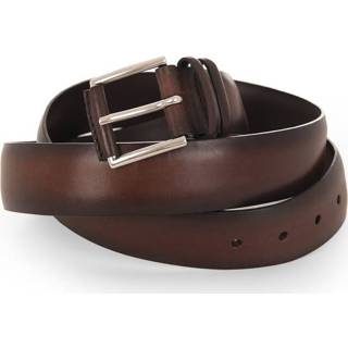👉 Riem leather male bruin Buffer Belt