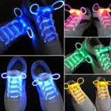 Shoe LED Sport Laces Flash Light Glow Stick Strap Shoelaces Disco Party Club 4 Colors 2018 Hot Selling