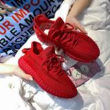 👉 Sneakers vrouwen Women Cushion Running Shoes Plus Size 39 40 Vulcanized Breathable Non Slip Lace Up Flats Damping Jogging Sport