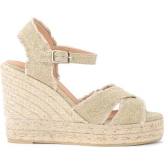 👉 Sandaal vrouwen geel Bromelia wedge sandals