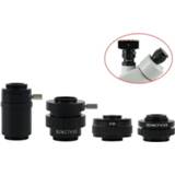 👉 Camera-adapter x Microscope Camera Adapter SZMCTV 1/2 1/3 0.5X 1X C-mount Lens For Simul Focal Trinocular Stereo
