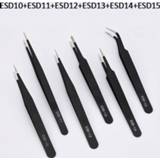 👉 Tweezer steel 2/6PCS ESD Stainless Tweezers Electronic IC Chips Removal Tool Soldering for iPhone Motherboard Repair Forceps