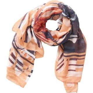 👉 Shawl onesize vrouwen oranje