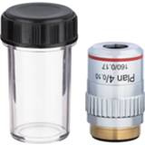 👉 Lens 4 Microscope Plan Achromatic Objective 20.3 RMS Mounting Size 4X 10X 40X 100X Biological Metallurgical Objectives