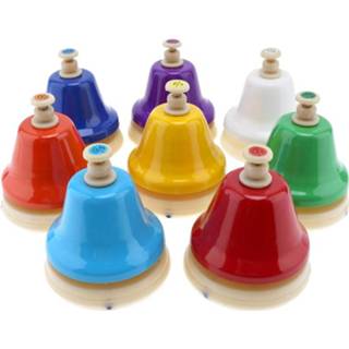 👉 Deurbel New IRIN 8Pcs/Set 8 Note Diatonic Metal Hand Bells Set Percussion Instrument for Kid Children Musical Toy