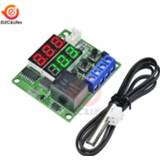 Thermostaat W1219 W1209 DC 12V Dual LED Digital Thermostat Temperature Controller Regulator Switch Control NTC 10K Sensor Module