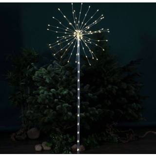 👉 Sfeerlamp transparant kunststof warmwit a+ LED Firework Outdoor batterij