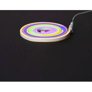 👉 Lichtslang wit kunststof multicolour a+ LED Flatneon meerkleurig