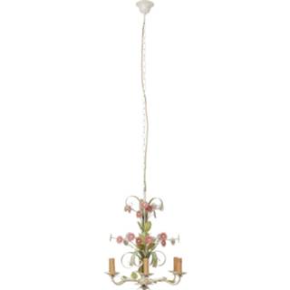 👉 Kroonluchter crme IJzer a++ crème Florentijnse Toscana, 6-lamps