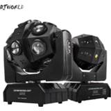 👉 Led Bee Eye Moving Head Light 18x12W RGBW 4in1 Professional Stage Whirlwind Par DJ Beam Wash Effect Birthday Dance W
