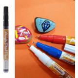 Paintmarker zwart Black Paint Pens For Rock Painting, Stone, Ceramic, Glass. Extra Fine Point Tip, 1Pcs Acrylic Markers