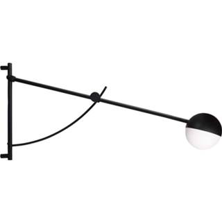 👉 Wandlamp zwart staal a++ yuue opaalwit Northern Balancer wandlamp,
