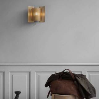 👉 Wandlamp messing a++ Sven I. Dysthe Northern Butterfly perforated wandlamp,