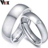 👉 Vrouwen mannen Vnox Basic Wedding Bands Rings for Women Man Customize Name Date Love Info Promise Alliance Anniversary Personalized Gift