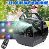 👉 Afstandsbediening kinderen New 15W LED Lamp Romantic Light Automatic Bubble Machine Remote Control Great for Kids Wedding Birthday Parties AC90-240V