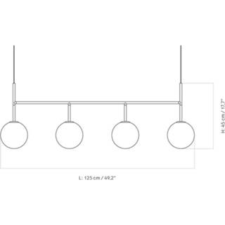 👉 Slinger messing glans a+ senioren Menu TR Bulb LED 4lps messing/opaal
