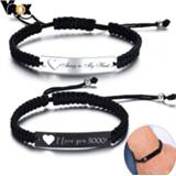 👉 Vnox Personalized Couple Bracelets Hollow Heart Stainless Steel ID Bar Handmade Bangle Women Men Unisex Jewelry
