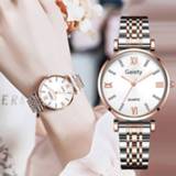 👉 Armband rose goud steel vrouwen Luxury Women's Wristwatch Diamond Gold Stainless Bracelet Business Quartz Wrist Watches Reloj Mujer zegarek damski