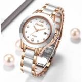 👉 Watch steel vrouwen LIGE Brand Sunkta Women 2020 Fashion Ladies Ceramic Wrist Dress Watches Stainless Waterproof Date Clock
