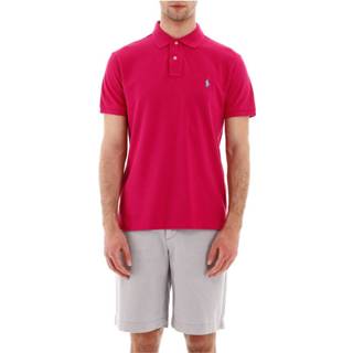 👉 Poloshirt XL male roze Slim fit polo shirt