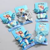 Ornament meisjes baby's Disney Elsa Anna Princess Children Hair Pin Cute Bowknot Girls Clips New Fashion Lace Headwrap For Baby Birthday Gifts