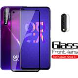 👉 Cameralens 2 in 1 camera lens glass for huawei nova 5t tempered screen protector on hauwei hawei nova5t 5 t t5 protective film