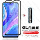 👉 Cameralens Glass for huawei y8p 2020 glasses on the screen and camera lens protective film to huaweiy8p huiweiy y8 p y 8p aqm-lx1 6.3''