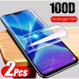 👉 Screenprotector 3pcs 100D Full cover Hydrogel Film For huawei honor 8x 8c 8s 8a 8 x c s soft Screen protector x8 a Not Glass