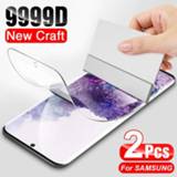 👉 Screenprotector 9999D Hydrogel Film Screen Protector For Samsung Galaxy S20 Ultra S10 Plus S10e S9 Note 9 10 Lite Protective Not Glass
