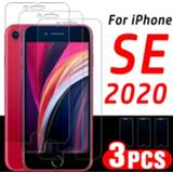 👉 Screenprotector glas Protective glass for iphone se 2020 screen protector i phone 7 8 tempered ip ise i7 i8 se2020 armor sheet film 1 2 3 pcs