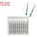 10pc/Boxe Dental Diamond Burs Drill Dia-burs for High Speed Handpieces Super Coarse Dentist Tools FG 1.6M TC-21C