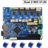 👉 Moeder bord Cloned Duet 2 Wifi V1.04 Upgrade 32bit Control Board DuetWifi Advanced 32 bit Motherboard For 3D Printer CNC Machine ender 3 pro