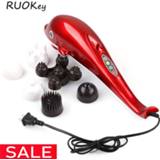 👉 Massager Electric Dolphin Back Massage Hammer Vibration Infrared Stick Roller Cervical Body