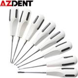 👉 Schroevendraaier steel 8pcs/set stainless Dental Luxating Lift Elevator Curved Root Dentistry Surgical screwdriver