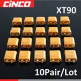 👉 Quadcopter 10 pairs / Lot XT 90 A Max Multicopter Connectors Bullet Plug RC Lipo Battery xt-90 XT90U For