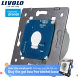 👉 Livolo The Base of Touch Screen Wall Light Switch Free Shipping, EU Standard, AC 220~250V,VL-C701