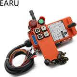 👉 Draagbare radio 12V 24V 110V 220V 380V Channel Industrial Wireless Remote Controller Switch Crane Hoist 1 Receiver+ Transmitter F21-4S