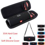 Hardcase EVA silicone 2020 Newest Hard Case Travel Carrying Zipper Storage Bag + Soft Cover for JBL Charge 4 Bluetooth Speaker