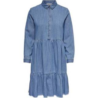 👉 Dress vrouwen blauw Enya Medi Raw Denim