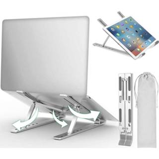 👉 Aluminium Portable Laptop Stand Notebook Foldable Holder Adjustable for Macbook Air Pro Vertical Legs