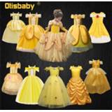 👉 Dress meisjes Beauty and the Beast Toddler Summer Princess Belle Girls Halloween Costume Child Dresses for Party Wedding