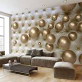 👉 Sofa Custom Wall Cloth Wallpaper European Style Soft Pack 3D Stereoscopic Golden Ball Living Room Bedroom Backdrop Decor Mural