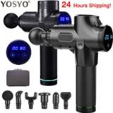 👉 Massager EMS Massage Gun Rechargeable Muscle Stimulator Deep Tissue Professional Body Relaxation Slimming Pain Relief