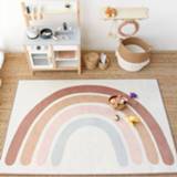 👉 Playmat kinderen Rainbow Play Mats Kids Rug Floor Mat Tapete Tummy Children For Bedroom Rugs Nursery Decor