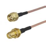 Draagbare radio 1Pcs RG316 SMA Male Plug to Female Jack Bulkhead Connector RF Coaxial Jumper Pigtail Cable For Antenna 4inch~5M