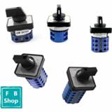 👉 Switch High Quality LW26-20 660V 20A Electric 3 Position 1-0-2 Terminals Rotary Cam Changeover