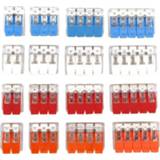 👉 F-connector Wire Connectors 222-412 413 415 Mini Fast Cable Conectors Universal Compact Wiring Conductor Push-in Terminal Block China