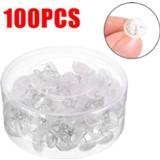 👉 Sofa 100pcs Clear Twist Pins Upholstery Heads Fixed Fastener Bedskirts Couch Headliner Repair Loose Drapery