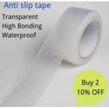 👉 5M/10M Heavy Duty Anti Slip Tape For Stairs Boats Step Floor Safety Strong Abrasive High Friction Grip PEVA Clear