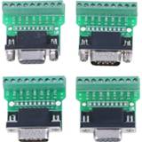 👉 F-connector 1Pc D-SUB 9 Pin Solderless Connectors DB9 RS232 Serial To Terminal Adapter
